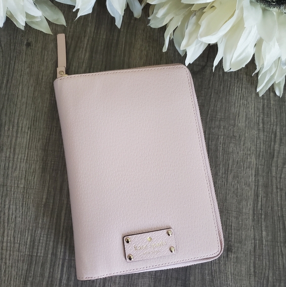 kate spade | Bags | Kate Spade Wellesley Ballet Slip Pale Pink Planner ...